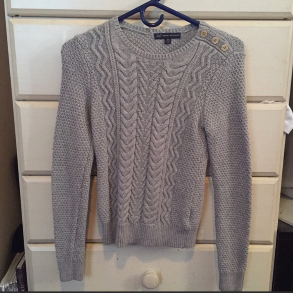 Taupe Brooks Brother Sweater